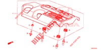 MOTORABDECKUNG (DIESEL) (2.2L) für Honda CR-V DIESEL 2.2 ELEGANCE L 5 Türen 6 gang-Schaltgetriebe 2014