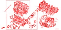 MOTOREINHEIT/GETRIEBE KOMPL. (DIESEL) (2.2L) für Honda CR-V DIESEL 2.2 ELEGANCE L 5 Türen 6 gang-Schaltgetriebe 2014