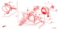 NEBELSCHEINWERFER  für Honda CR-V DIESEL 2.2 ELEGANCE L 5 Türen 6 gang-Schaltgetriebe 2014
