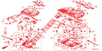 SITZKOMPONENTEN, HINTEN (2) für Honda CR-V DIESEL 2.2 ELEGANCE L 5 Türen 6 gang-Schaltgetriebe 2014