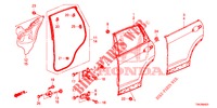 TUERBLECHE, HINTEN(4D)  für Honda CR-V DIESEL 2.2 ELEGANCE L 5 Türen 6 gang-Schaltgetriebe 2014