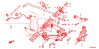 UNTERER ARM, HINTEN/FUEHRUNGSARM  für Honda CR-V DIESEL 2.2 ELEGANCE L 5 Türen 6 gang-Schaltgetriebe 2014