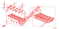 ZYLINDERKOPF (DIESEL) (2.2L) für Honda CR-V DIESEL 2.2 ELEGANCE L 5 Türen 6 gang-Schaltgetriebe 2014