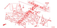 ANSAUGKRUEMMER (DIESEL) (2.2L) für Honda CR-V DIESEL 2.2 ELEGANCE L 5 Türen 5 gang automatikgetriebe 2014