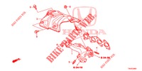 AUSPUFFKRUEMMER (DIESEL) (2.2L) für Honda CR-V DIESEL 2.2 ELEGANCE L 5 Türen 5 gang automatikgetriebe 2014