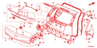 HECKKLAPPENPLATTE(2D)  für Honda CR-V DIESEL 2.2 ELEGANCE L 5 Türen 5 gang automatikgetriebe 2014