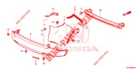 HINTERER STOSSFAENGER  für Honda CR-V DIESEL 2.2 ELEGANCE L 5 Türen 5 gang automatikgetriebe 2014