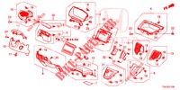 INSTRUMENT, ZIERSTUECK (COTE DE CONDUCTEUR) (LH) für Honda CR-V DIESEL 2.2 ELEGANCE L 5 Türen 5 gang automatikgetriebe 2014