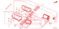 MITTLERES DISPLAY (LH) für Honda CR-V DIESEL 2.2 ELEGANCE L 5 Türen 5 gang automatikgetriebe 2014