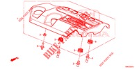 MOTORABDECKUNG (DIESEL) (2.2L) für Honda CR-V DIESEL 2.2 ELEGANCE L 5 Türen 5 gang automatikgetriebe 2014