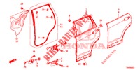 TUERBLECHE, HINTEN(4D)  für Honda CR-V DIESEL 2.2 ELEGANCE L 5 Türen 5 gang automatikgetriebe 2014