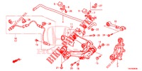 UNTERER ARM, HINTEN/FUEHRUNGSARM  für Honda CR-V DIESEL 2.2 ELEGANCE L 5 Türen 5 gang automatikgetriebe 2014