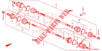 ANTRIEBSWELLE, HINTEN (3) für Honda CR-V DIESEL 2.2 EXCLUSIVE NAVI 5 Türen 5 gang automatikgetriebe 2014