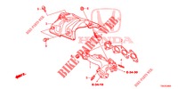 AUSPUFFKRUEMMER (DIESEL) (2.2L) für Honda CR-V DIESEL 2.2 EXCLUSIVE NAVI 5 Türen 5 gang automatikgetriebe 2014
