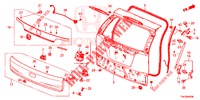 HECKKLAPPENPLATTE(2D)  für Honda CR-V DIESEL 2.2 EXCLUSIVE NAVI 5 Türen 5 gang automatikgetriebe 2014