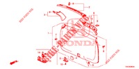 HECKKLAPPENVERKLEIDUNG/ TAFELVERKLEIDUNG, HINTEN(2D)  für Honda CR-V DIESEL 2.2 EXCLUSIVE NAVI 5 Türen 5 gang automatikgetriebe 2014