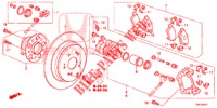 HINTERRADBREMSE (2) für Honda CR-V DIESEL 2.2 EXCLUSIVE NAVI 5 Türen 5 gang automatikgetriebe 2014
