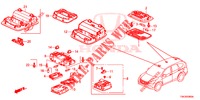 INNENLEUCHTE  für Honda CR-V DIESEL 2.2 EXCLUSIVE NAVI 5 Türen 5 gang automatikgetriebe 2014