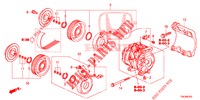 KLIMAANLAGE (COMPRESSEUR) (4) für Honda CR-V DIESEL 2.2 EXCLUSIVE NAVI 5 Türen 5 gang automatikgetriebe 2014