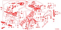 KOTFLUEGEL, VORNE  für Honda CR-V DIESEL 2.2 EXCLUSIVE NAVI 5 Türen 5 gang automatikgetriebe 2014