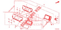 MITTLERES DISPLAY (LH) für Honda CR-V DIESEL 2.2 EXCLUSIVE NAVI 5 Türen 5 gang automatikgetriebe 2014