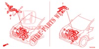 MOTORKABELBAUM, STREBE (DIESEL) (2.2L) für Honda CR-V DIESEL 2.2 EXCLUSIVE NAVI 5 Türen 5 gang automatikgetriebe 2014