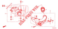 RESONATORKAMMER (DIESEL) für Honda CR-V DIESEL 2.2 EXCLUSIVE NAVI 5 Türen 5 gang automatikgetriebe 2014