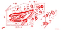 SCHEINWERFER  für Honda CR-V DIESEL 2.2 EXCLUSIVE NAVI 5 Türen 5 gang automatikgetriebe 2014