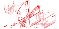 TUERTAFELN, VORNE(2D)  für Honda CR-V DIESEL 2.2 EXCLUSIVE NAVI 5 Türen 5 gang automatikgetriebe 2014
