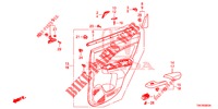 TUERVERKLEIDUNG, HINTEN(4D)  für Honda CR-V DIESEL 2.2 EXCLUSIVE NAVI 5 Türen 5 gang automatikgetriebe 2014