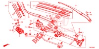 WINDSCHUTZSCHEIBENWISCHER (LH) (2) für Honda CR-V DIESEL 2.2 EXCLUSIVE NAVI 5 Türen 5 gang automatikgetriebe 2014