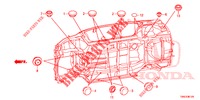 GUMMITUELLE (INFERIEUR) für Honda CR-V DIESEL 1.6 COMFORT 5 Türen 6 gang-Schaltgetriebe 2015
