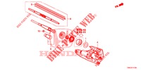 HECKSCHEIBENWISCHER  für Honda CR-V DIESEL 1.6 COMFORT 5 Türen 6 gang-Schaltgetriebe 2015