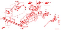 RADAR (2) für Honda CR-V DIESEL 1.6 COMFORT 5 Türen 6 gang-Schaltgetriebe 2015