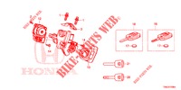 SCHLIESSZYLINDER KOMPONENTEN  für Honda CR-V DIESEL 1.6 COMFORT 5 Türen 6 gang-Schaltgetriebe 2015