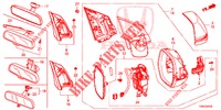 SPIEGEL/SCHIEBEDACH (3) für Honda CR-V DIESEL 1.6 COMFORT 5 Türen 6 gang-Schaltgetriebe 2015