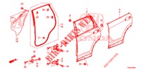 TUERBLECHE, HINTEN(4D)  für Honda CR-V DIESEL 1.6 COMFORT 5 Türen 6 gang-Schaltgetriebe 2015