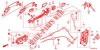 TUERSCHLOESSER, VORNE/AEUSSERER GRIFF  für Honda CR-V DIESEL 1.6 COMFORT 5 Türen 6 gang-Schaltgetriebe 2015