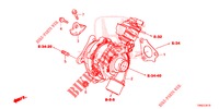 TURBOLADER (DIESEL) (1) für Honda CR-V DIESEL 1.6 COMFORT 5 Türen 6 gang-Schaltgetriebe 2015