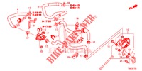 WASSERSCHLAUCH/HEIZUNGSSCHACHT (LH) (DIESEL) für Honda CR-V DIESEL 1.6 COMFORT 5 Türen 6 gang-Schaltgetriebe 2015