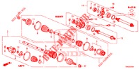 ANTRIEBSWELLE, VORNE/HALBWELLE (DIESEL) (2) für Honda CR-V DIESEL 1.6 COMFORT 5 Türen 9 gang automatikgetriebe 2015