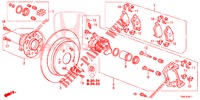 HINTERRADBREMSE (2) für Honda CR-V DIESEL 1.6 COMFORT 5 Türen 9 gang automatikgetriebe 2015