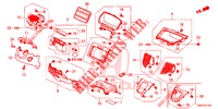 INSTRUMENT, ZIERSTUECK (COTE DE CONDUCTEUR) (LH) für Honda CR-V DIESEL 1.6 COMFORT 5 Türen 9 gang automatikgetriebe 2015