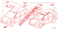 KABELBAUM (LH) (4) für Honda CR-V DIESEL 1.6 COMFORT 5 Türen 9 gang automatikgetriebe 2015