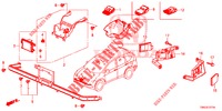 RADAR (2) für Honda CR-V DIESEL 1.6 COMFORT 5 Türen 9 gang automatikgetriebe 2015