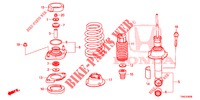 STOSSDAEMPFER HINTEN  für Honda CR-V DIESEL 1.6 COMFORT 5 Türen 9 gang automatikgetriebe 2015