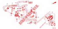 WASSERSCHLAUCH/HEIZUNGSSCHACHT (LH) (DIESEL) für Honda CR-V DIESEL 1.6 COMFORT 5 Türen 9 gang automatikgetriebe 2015