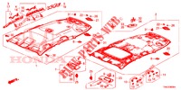 DACHVERKLEIDUNG (1) für Honda CR-V DIESEL 1.6 ELEGANCE NAVI 4WD 5 Türen 6 gang-Schaltgetriebe 2015