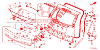 HECKKLAPPENPLATTE(2D)  für Honda CR-V DIESEL 1.6 ELEGANCE NAVI 4WD 5 Türen 6 gang-Schaltgetriebe 2015