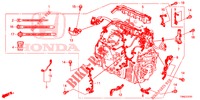 KABELBAUM (DIESEL) (2) für Honda CR-V DIESEL 1.6 ELEGANCE NAVI 4WD 5 Türen 6 gang-Schaltgetriebe 2015
